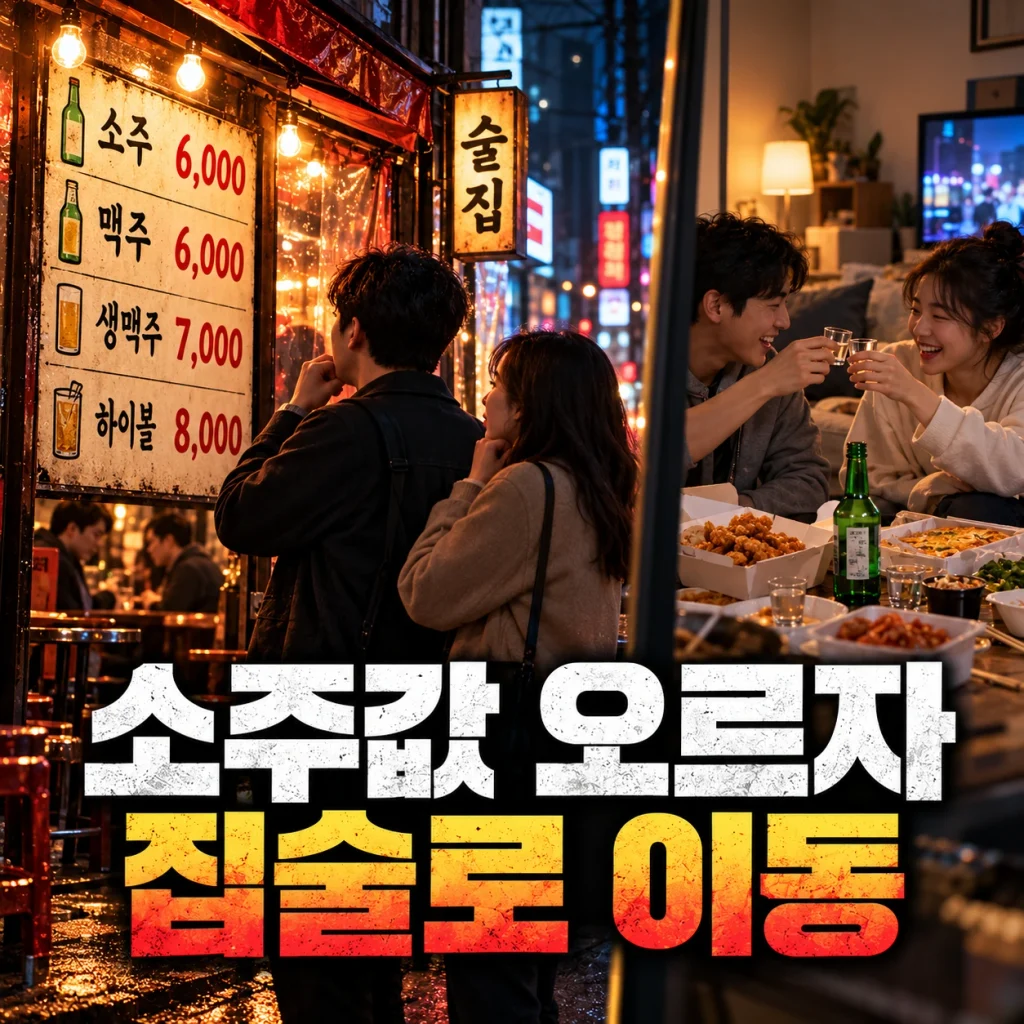 술자리가 사라지자 골목상권